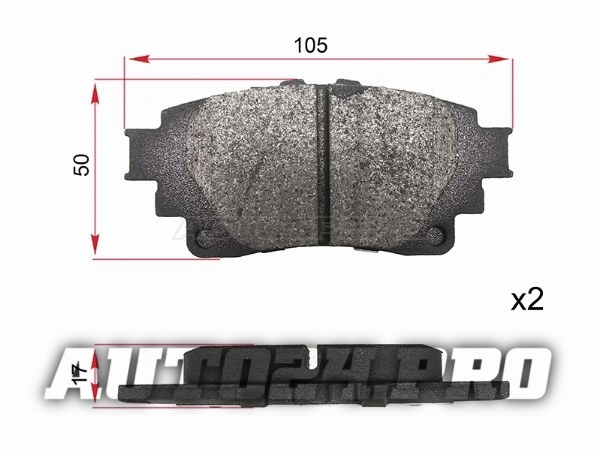 Колодки тормозные зад TOYOTA RAV4 18-/CROWN 220 18-