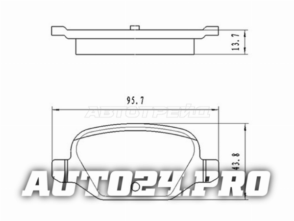 Колодки тормозные зад LADA VESTA/VESTA CROSS 15-/VESTA SPORT 19-