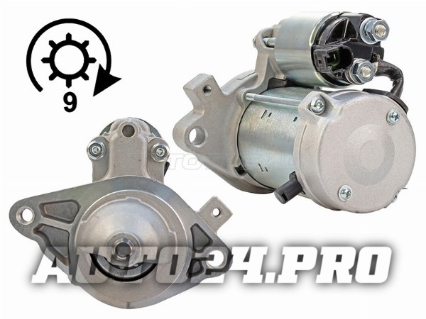 Стартер Toyota Vitz 05-10 / Belta 05-12 / Yaris 05-20 (1 kW/ Z=9)