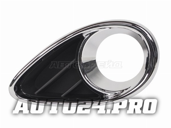 Оправа ПТФ INFINITI FX35/37/45/50 11-13/QX70 13-17 RH с хромом