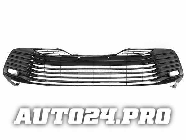 Решетка в бампер TOYOTA CAMRY 18-21 черная