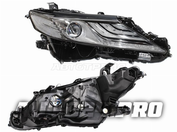 Фара TOYOTA CAMRY 18- RH (3 LED полосы)
