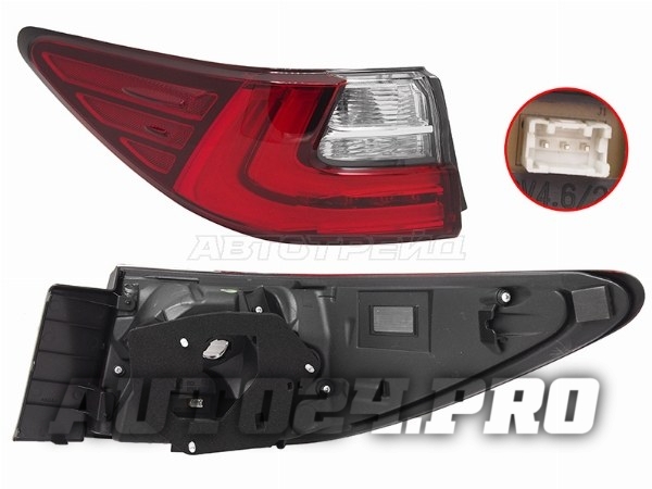 Фонарь задний LEXUS ES 15-18 LH LED