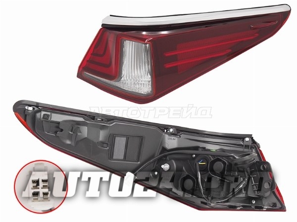 Фонарь задний LEXUS ES 18-21 RH LED