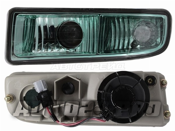 Фара противотуманная LEXUS LX470 98-07 LH зеленый оттенок