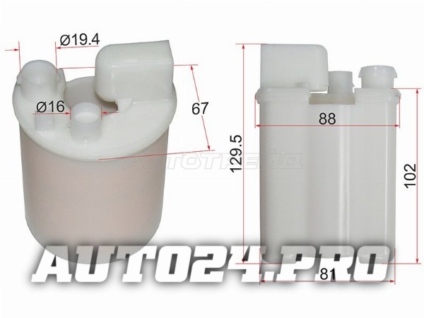 Фильтр топливный погружной HYUNDAI ELANTRA 06-11/I30 07-10/KIA CERATO 09-