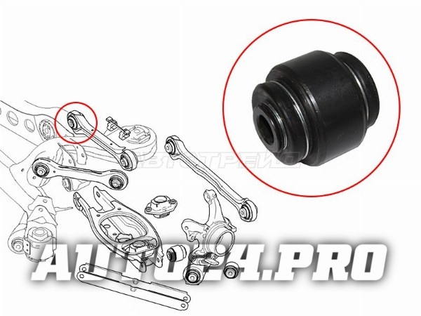 Сайлентблок задней поперечной тяги  BMW1 03-12/BMW3 04-13/X1 08-15