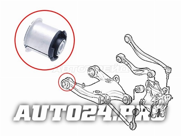 Сайлентблок заднего нижнего рычага BMW 5 F1# 09-/BMW6 F06 11-/F1# 11-/BMW7 F0# 09-15