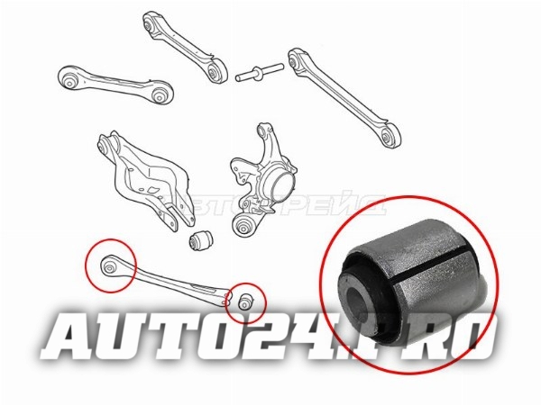 Сайлентблок задней поперечной тяги  BMW 1 F2# 10-/BMW2 F22 12-/BMW3 F3# 11-/BMW4 F3# 12-