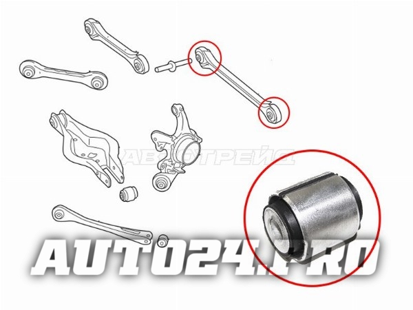 Сайлентблок задней поперечной тяги BMW 1 F2# 10-/BMW2 F22 12-/BMW3 F3# 11-/BMW4 F3# 12-