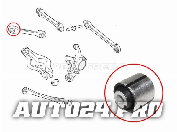 Сайлентблок задней верхней поперечной тяги  BMW 1 F2# 10-/BMW2 F22 12-/BMW3 F3# 11-/BMW4 F3# 12-