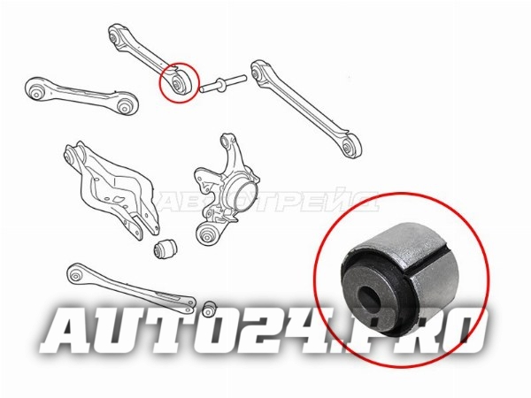 Сайлентблок задней верхней поперечной тяги  BMW 1 F2# 10-/BMW2 F22 12-/BMW3 F3# 11-/BMW4 F3# 12-