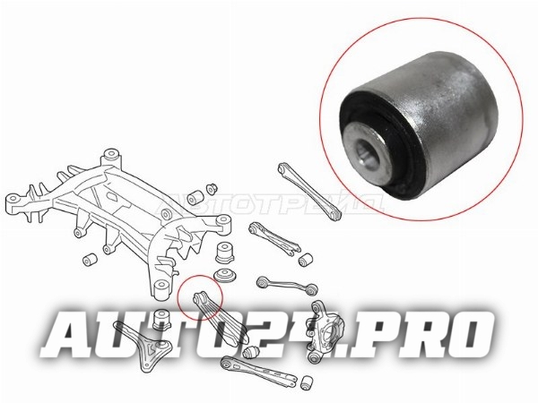 Сайлентблок задней нижней поперечной тяги BMW X3 F25 09-/X4 F26 14-