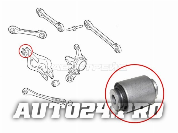 Сайлентблок заднего нижнего поперечного рычага BMW 1 F2# 10-/BMW2 F22 12-/BMW3 F3# 11-/BMW4 F3# 12-