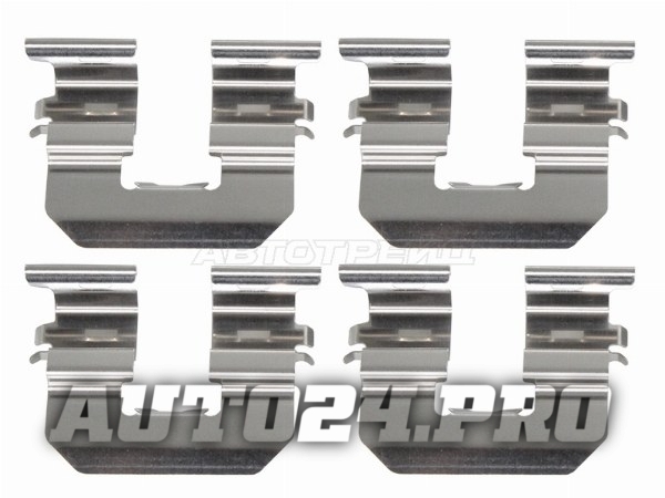 Комплект монтажный тормозных колодок RR HYUNDAI SOLARIS 10-/ACCENT 11-19/KIA RIO 10-