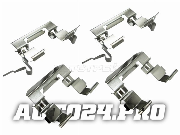 Комплект монтажный тормозных колодок FR NISSAN TEANA J32 08-13/JUKE F15 10-