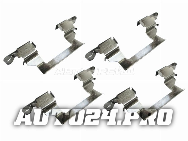 Комплект монтажный тормозных колодок FR NISSAN TERRANO R50 97-03/PATHFINDER 95-05