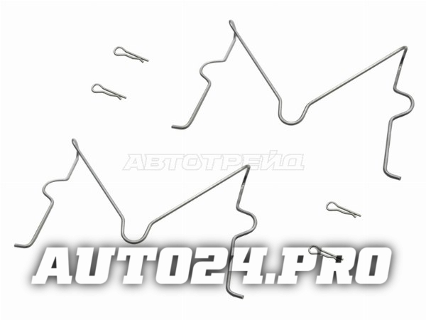 Комплект монтажный тормозных колодок FR TOYOTA LAND CRUISER PRADO/SURF 02-