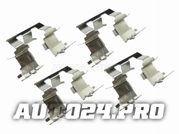 Комплект монтажный тормозных колодок RR TOYOTA CALDINA 02-07/CAMRY 01-11/HIGHLANDER/KLUGER 00-07