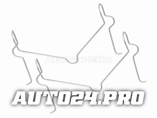 Комплект монтажный тормозных колодок FR TOYOTA FORTUNER/HILUX 12-