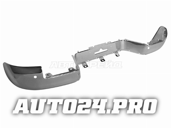 Бампер задний VW AMAROK 10-19 хром, под сонары
