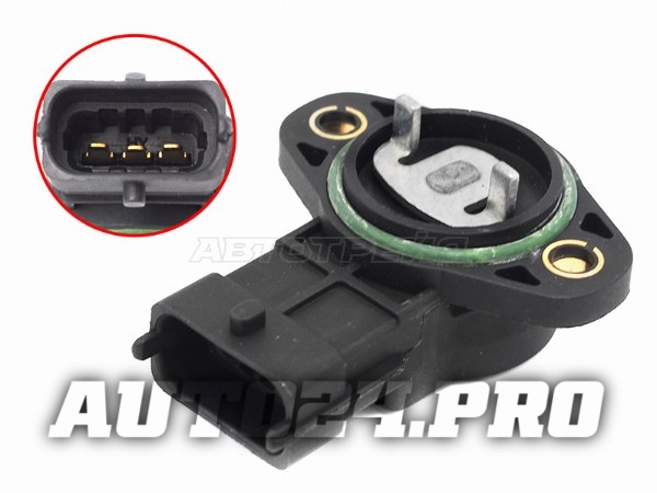 Датчик положения дроссельной заслонки 1,4/1,6 HYUNDAI Accent/Getz/Sonata 05-/KIA Rio 05-