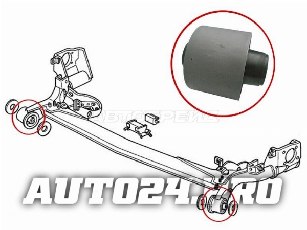 Сайлентблок задней балки HONDA FIT/JAZZ 01-07/CITY 04-