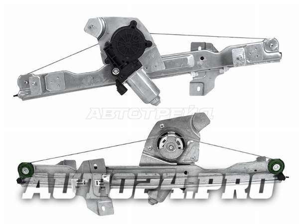 Стеклоподъемник передний RENAULT DUSTER 10-21/SANDERO 09-14/NISSAN TERRANO 14-22 RH с мотором (2 кон