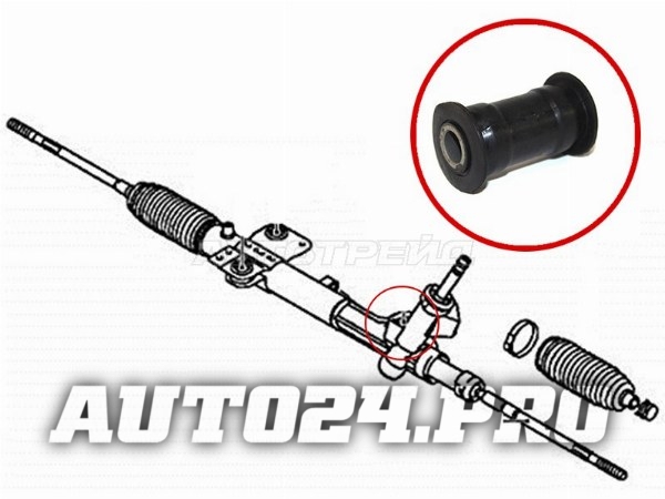 Сайлентблок рулевой рейки (высокий) MITSUBISHI OUTLANDER 06-12/LANCER/GALANT 07-/MIRAGE 12-