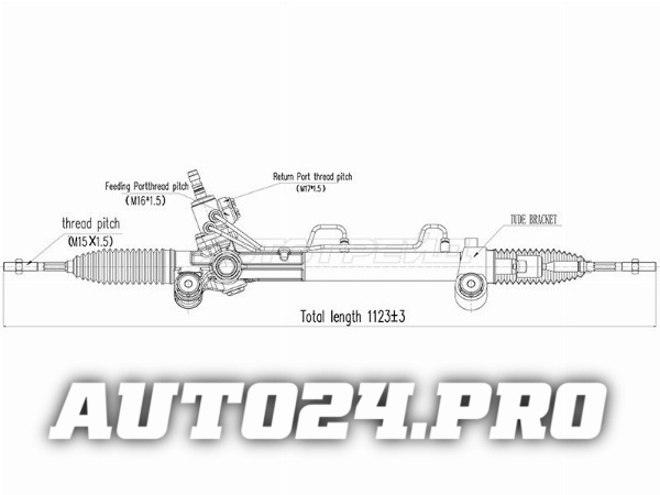 Рейка рулевая Toyota Camry ##V40 06-11 LHD