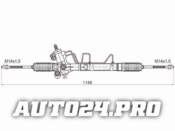 Рейка рулевая Toyota RAV4 00-03 LHD