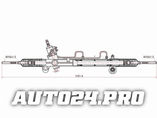Рейка рулевая Toyota CAMRY 01-/LEXUS ES300 (диски R16) LHD