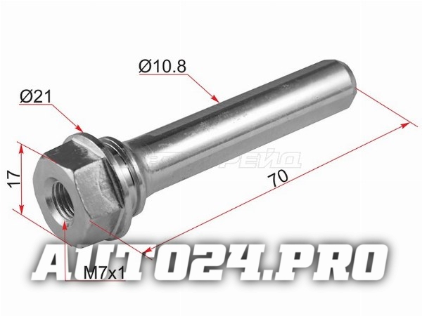 Направляющая переднего суппорта (верх) TOYOTA ALLION,PREMIO,CALDINA