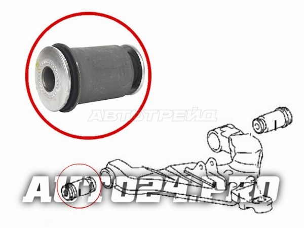 Сайлентблок переднего нижнего рычага передний TOYOTA HIACE/REGIUSACE 04-/DYNA 150 01-11/DYNA/TOYOACE