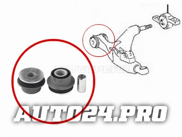 Сайлентблок переднего нижнего рычага передний TOYOTA MARK X 04-09/CROWN/MAJESTA 03-08/ LEXUS GS430/3