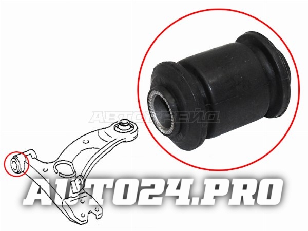Сайлентблок переднего рычга передний TOYOTA OPA 00-04/PRIUS 97-03/VISTA ARDEO 98-03