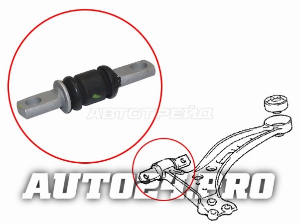 Сайлентблок передний FR нижнего рычага TOYOTA AVALON/CAMRY/HARRIER/MARK2/WINDOM/LEXUS ES/RX300 91-03
