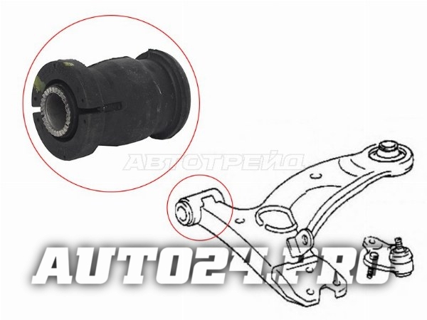 Сайлентблок переднего рычага передний  TOYOTA RAV4 00-05/VORTEX TINGO 06-13/CHERY TIGGO 06-13/EXEED