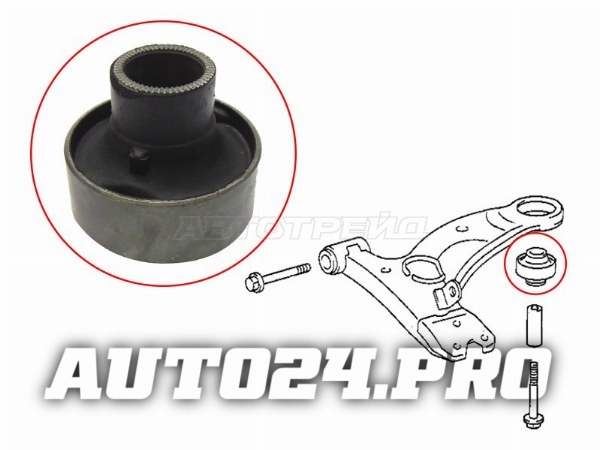 Сайлентблок RR (вертикальный) переднего нижнего рычага TOYOTA CALDINA/CARINA/CORONA 4WD 92-01
