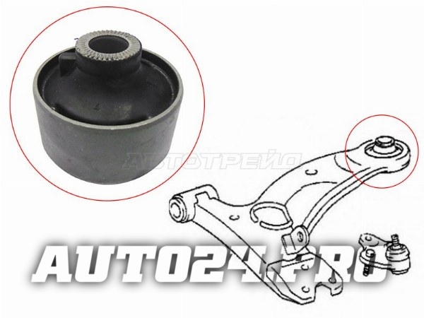 Сайлентблок RR (вертик) переднего нижнего рычага TOYOTA OPA/PRIUS/RAV4/VISTA/ARDE0 98-05