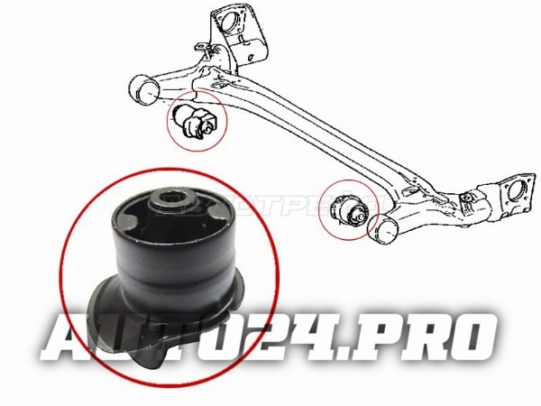 Сайлентблок задней балки TOYOTA COROLLA/AXIO/FIELDER/RUNX/WILL/MATRIX/VOLTZ 00-