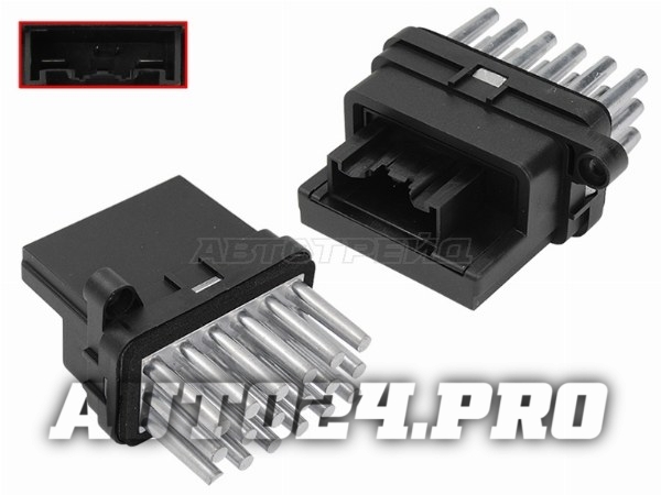 Резистор мотора отопителя FORD FOCUS II 04-11/FIESTA 08-17/KUGA 08-13