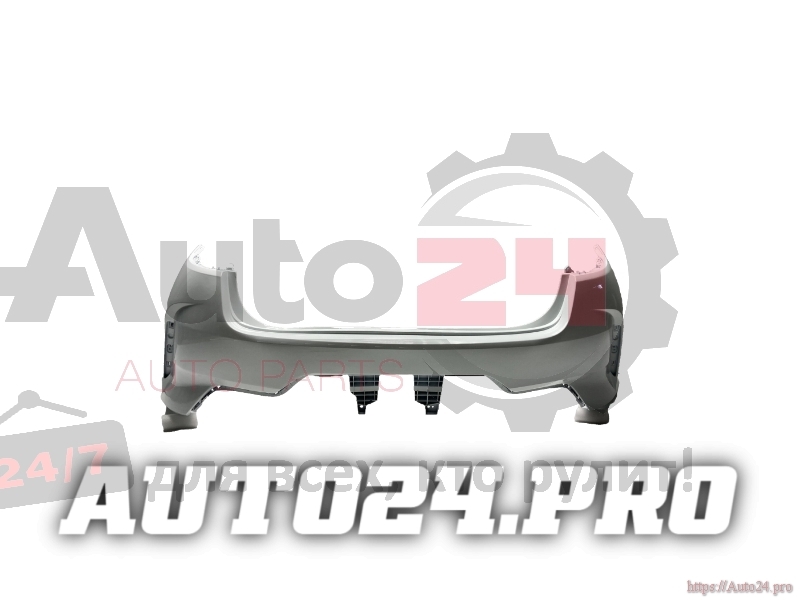 БАМПЕР ЗАДНИЙ PGU белый KIA RIO IV 2020- (рестайлинг)