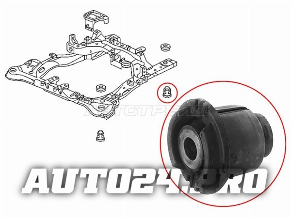 Сайлентблок подрамника задний нижний HONDA ACCORD 02-08/ODYSSEY 03-13/INSPARI 03-07/ACURA TSX 04-08