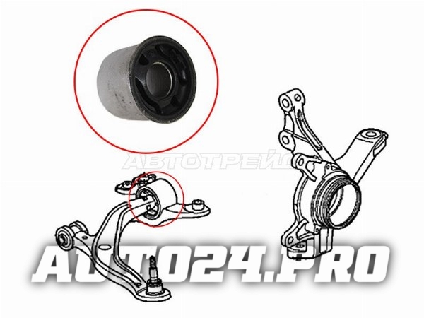 Сайлентблок переднего рычага задний HONDA STREAM 06-14 LH=RH