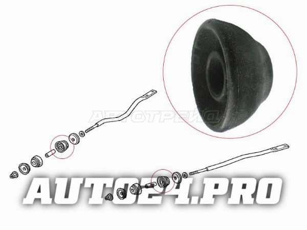 Сайлентблок RR передней растяжки (патиссон) HONDA ACCORD / AVANCIER / INSPIRE / ODYSSEY / SHUTTLE /