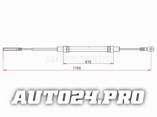 Трос ручного тормоза BMW 5-SERIES E34 III 87-95