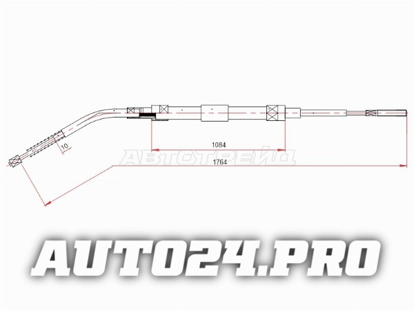 Трос ручного тормоза BMW 320 E36 RH/LH 90-98