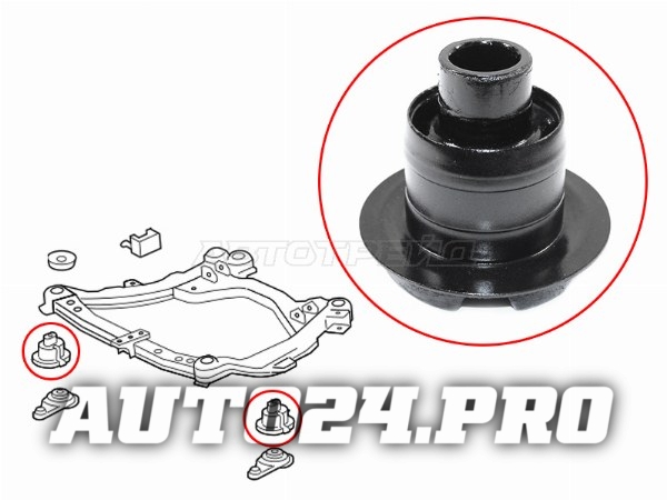 Сайлентблок подрамника передний TOYOTA CAMRY 06-15/LEXUS ES240/350 06- LH=RH