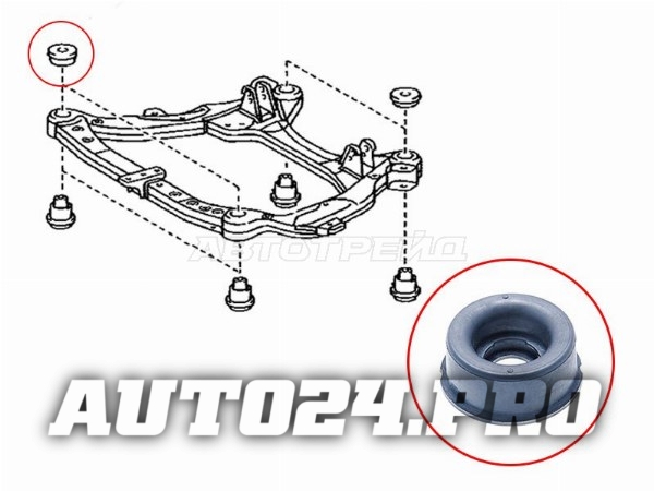 Сайлентблок подрамника LEXUS RX300/350/400 03-08/RX270/300/350 08-15/HARRIER 03-12/HIGHLANDER/KLUGER